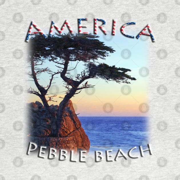 America - California - Pebble Beach by TouristMerch